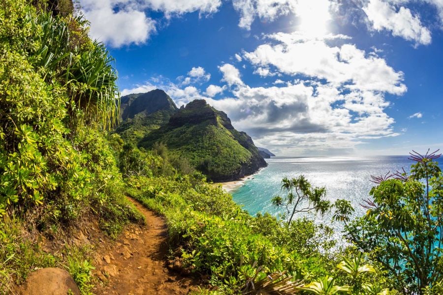 The Kalalau Trail on Kauai, the number one Best Hike award winner