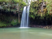 Twin Falls waterfall at mile marker 2