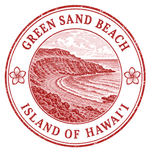 Papakolea Green Sand Beach passport stamp