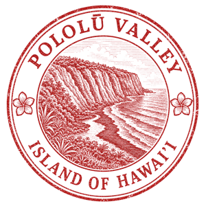 Pololu Valley Overlook passport stamp