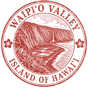 Waipio Valley passport stamp