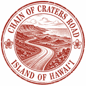 Chain of Craters Road passport stamp