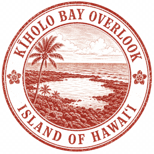 Kiholo Bay Scenic Overlook passport stamp