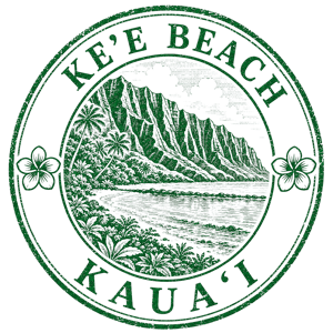 Ke'e Beach passport stamp