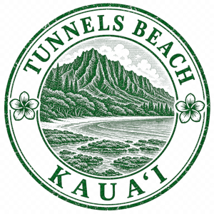 Makua (Tunnels) Beach passport stamp