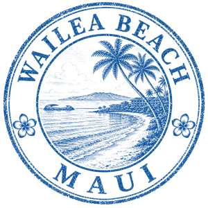 Wailea Beach passport stamp