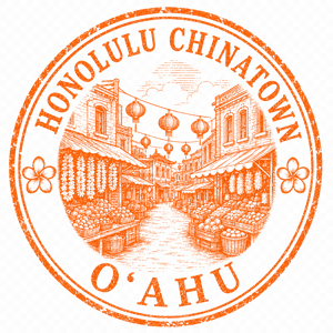 Honolulu Chinatown passport stamp