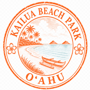 Kailua Beach Park passport stamp