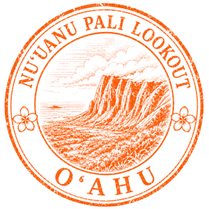 Nuuanu Pali Lookout passport stamp