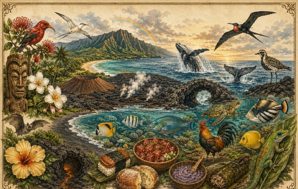 Hawaiʻi illustrated field guide preview