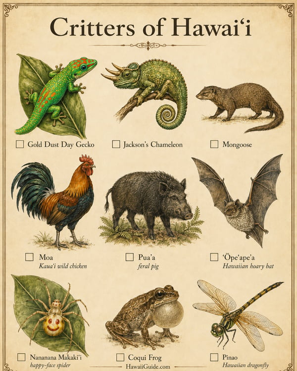 Critters of Hawaiʻi Illustrated Field Guide