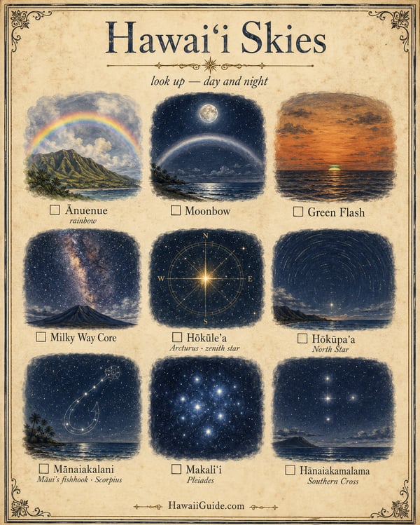 Hawaiʻi Skies Illustrated Field Guide