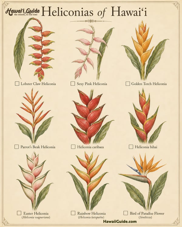 Heliconias of Hawaiʻi Illustrated Field Guide