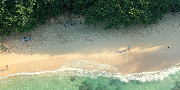 Pali Ke Kua (Hideaways) Beach