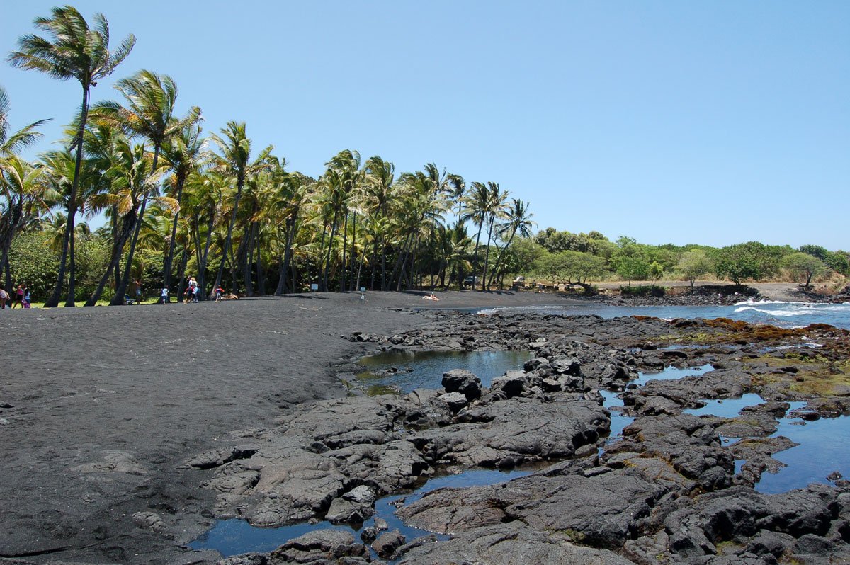 Punaluu Black Sand Beach