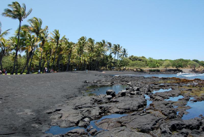 Punaluu Black Sand Beach