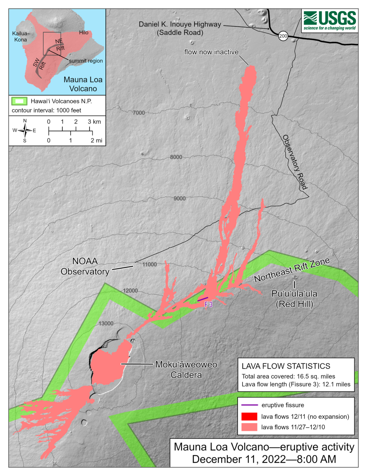 USGS Mauna Loa eruption map