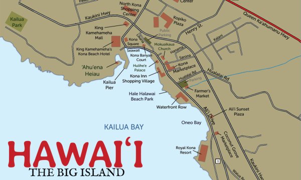 Download Kailua-Kona Detailed Maps Image