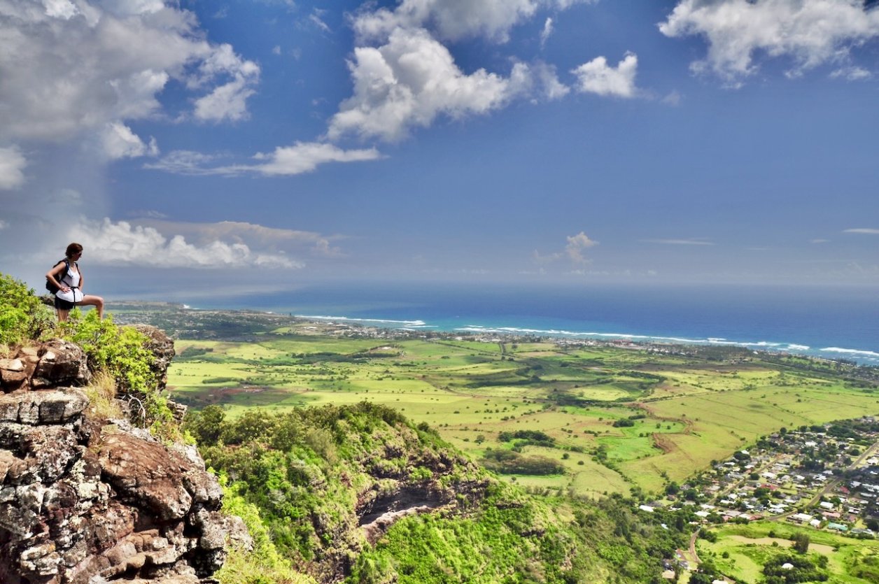 Nounou Trail in East Kauai 