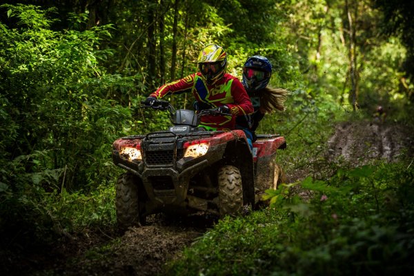 People going on an off-road adventure on an ATV in Maui Hawaii