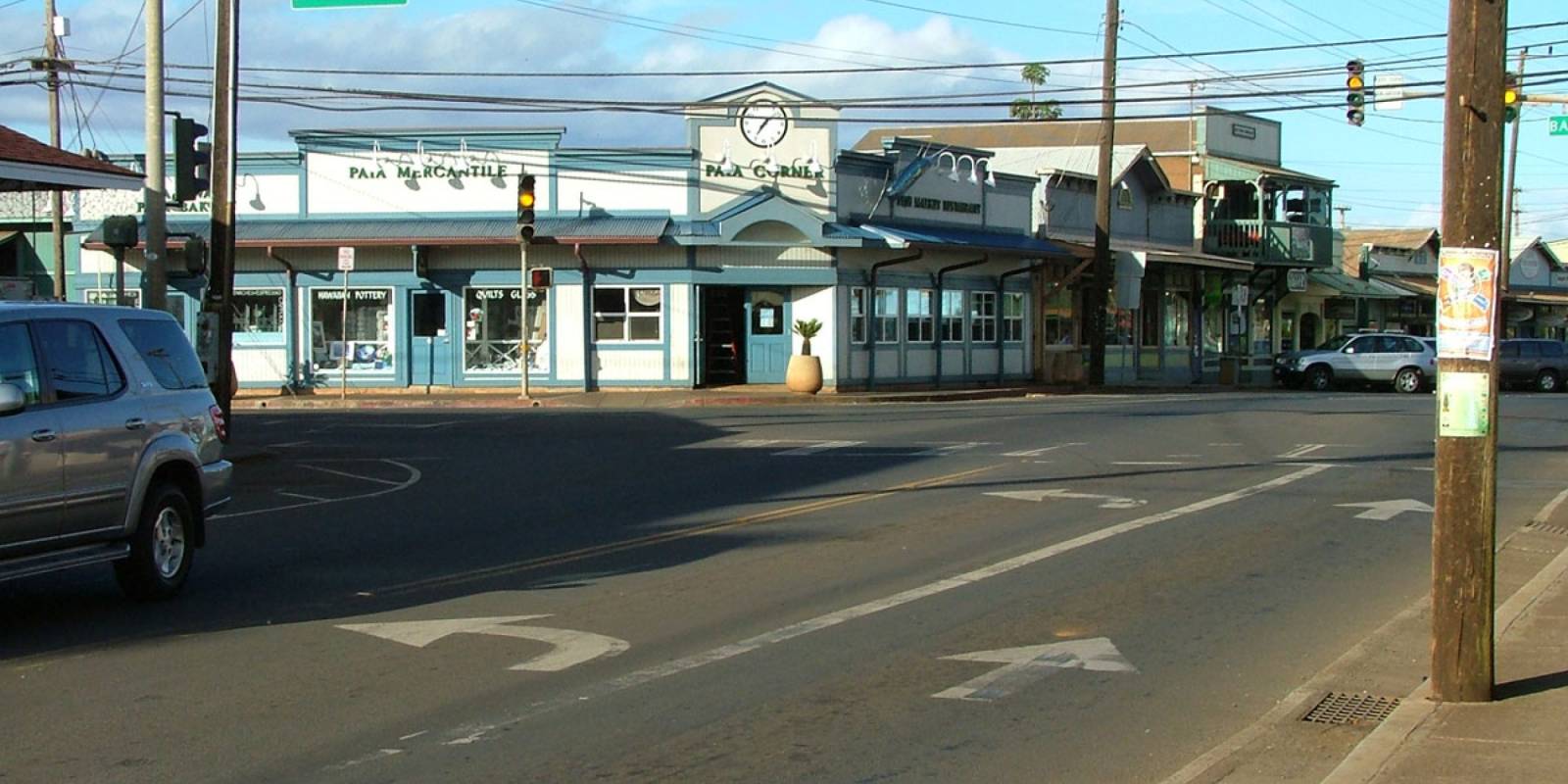 Paia Town storefronts on Maui's North Shore — the anchor for most of Maui's small-town food walks