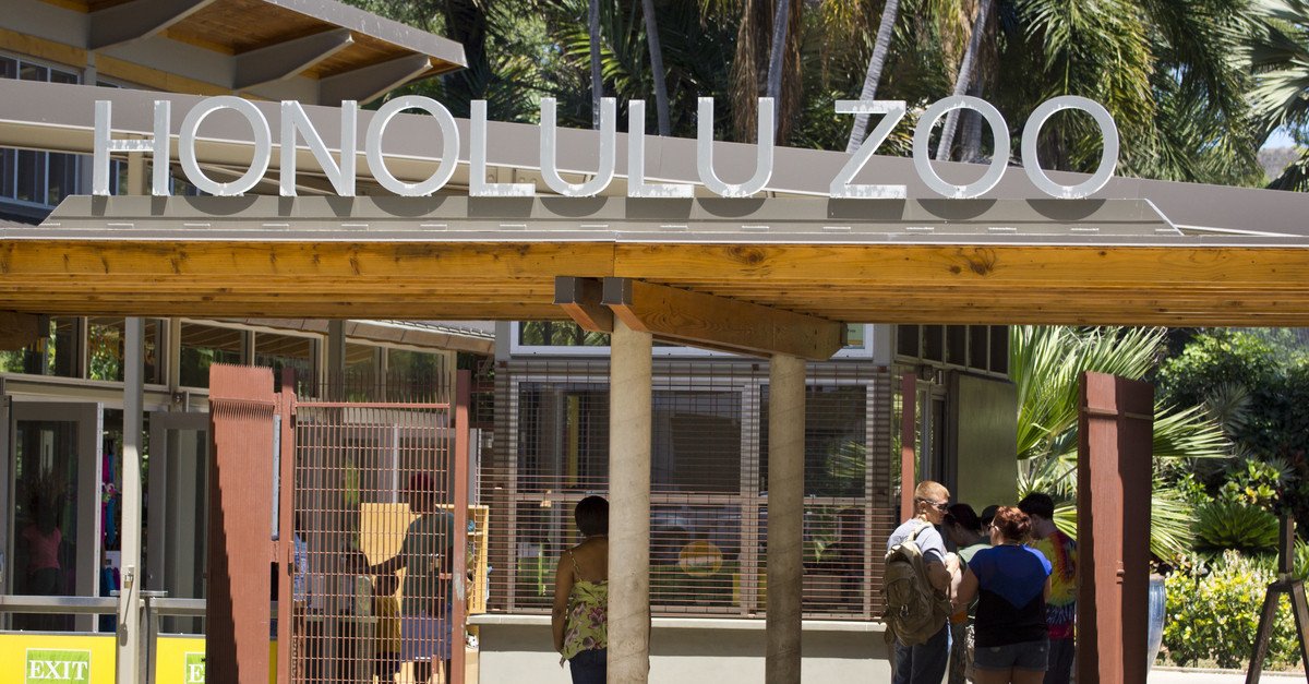 Entrance to your adventure at the Honolulu Zoo
