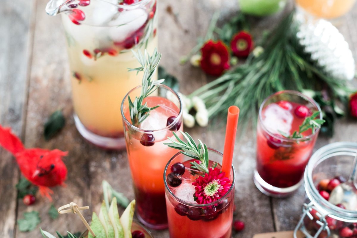 An assorted spread of craft cocktails made with Hawaiʻi-distilled spirits