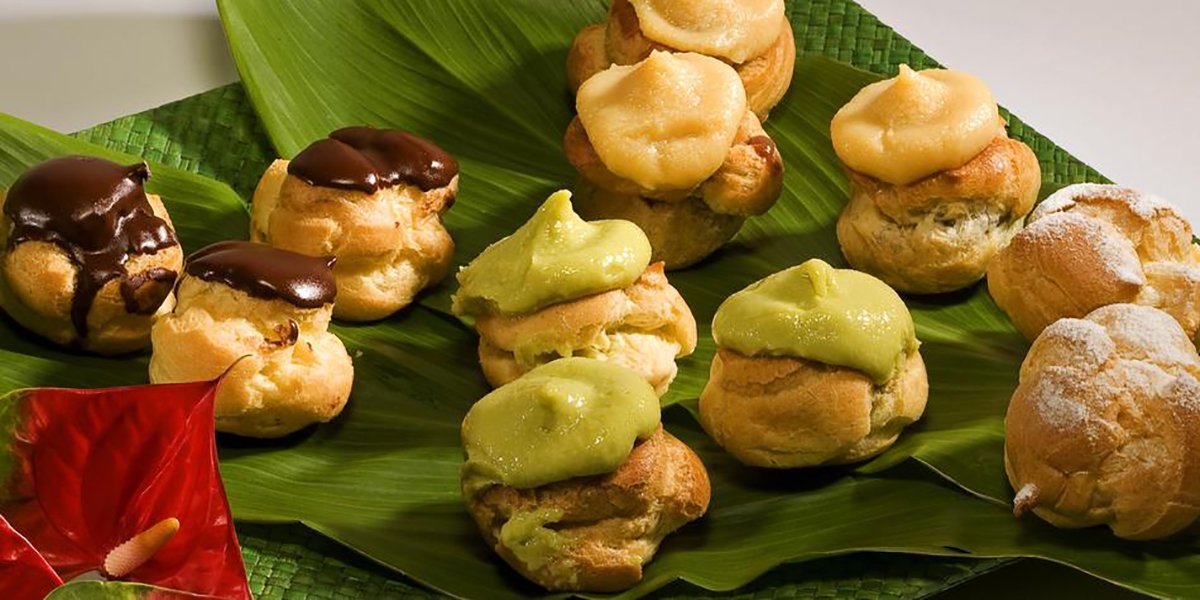 Not to be confused by any means with the cereal with the lovable bird on the box. This decadent, chocolate-cream-filled puff pastry that many have attempted to replicate originated from a bakery on Oahu’, Liliha Bakery. *Photo by Liliha Bakery