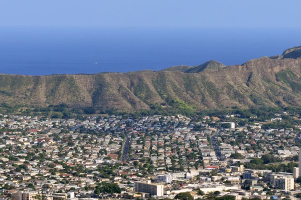 Diamond Head Crater Honolulu Tile Image