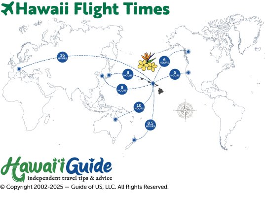 Hawaii Flight Times