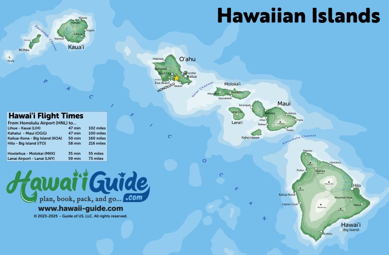 Map of Hawaii