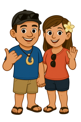 John and Victoria Derrick - HawaiiGuide Characters