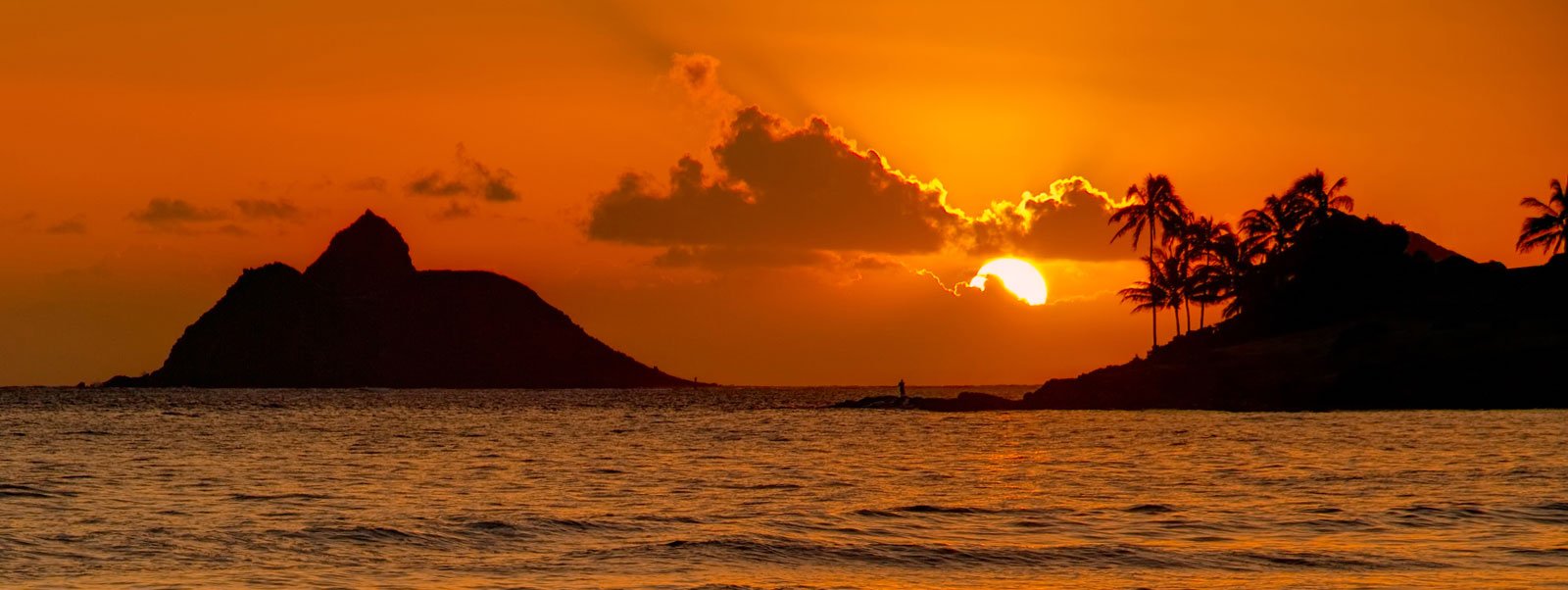 Sunset from Kailua, Oahu