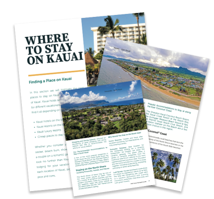 Where to Stay on Kauai Guide Image