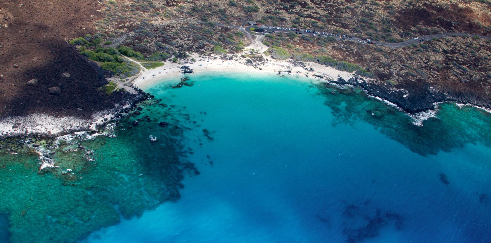 Manini'owali Beach from above