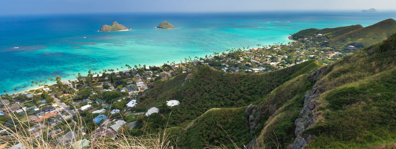 View from the Lanikai Pillbox Hike (Ka’iwa Ridge Trail)