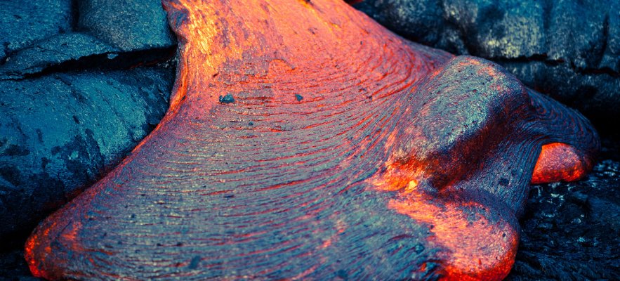 Pahoehoe Lava Flow