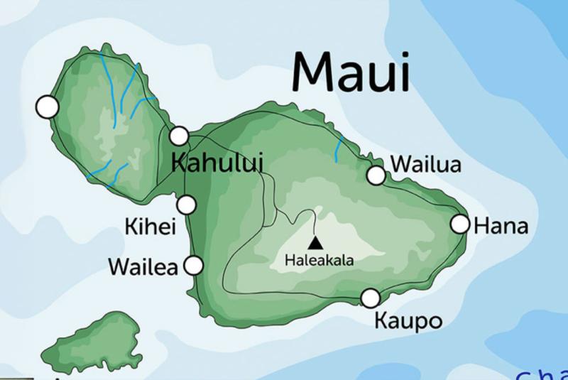 Maps of Maui Hawaii