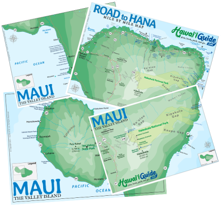 Maui Road & Beach Maps + more Image