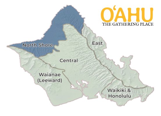 North Shore Oahu Region