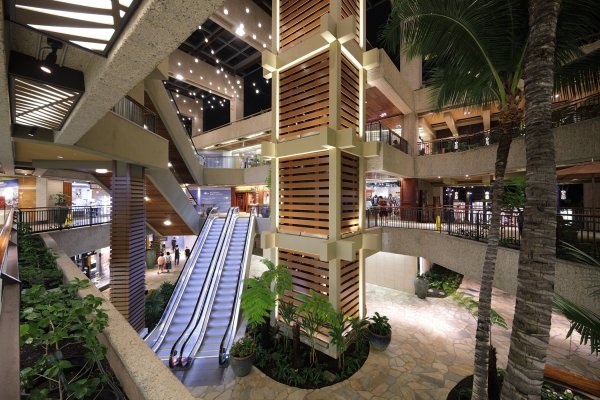 The Royal Hawaiian Center Escalators