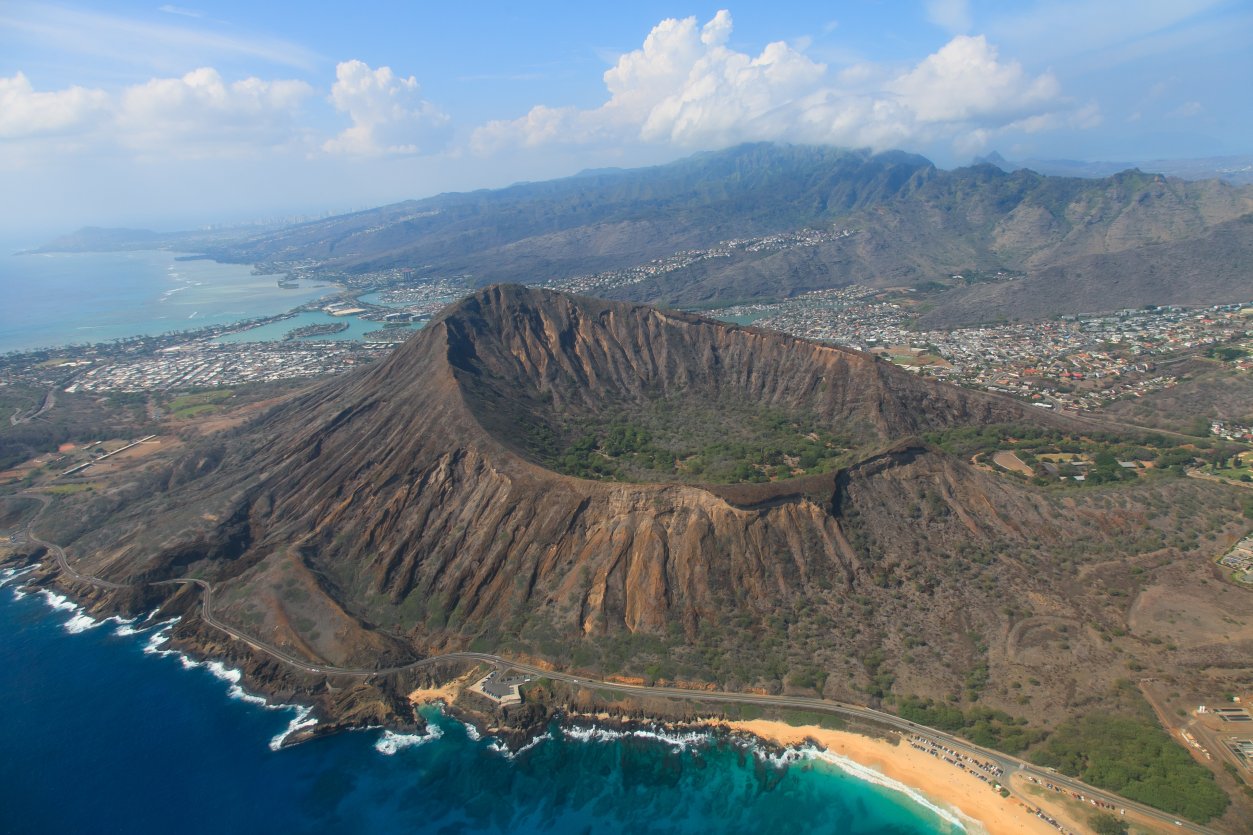 Diamond Head Crater near Waikiki Oahu