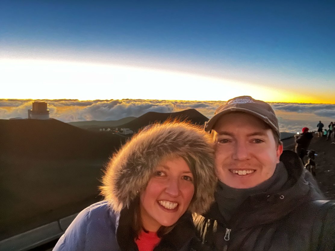 Sunset atop Mauna Kea