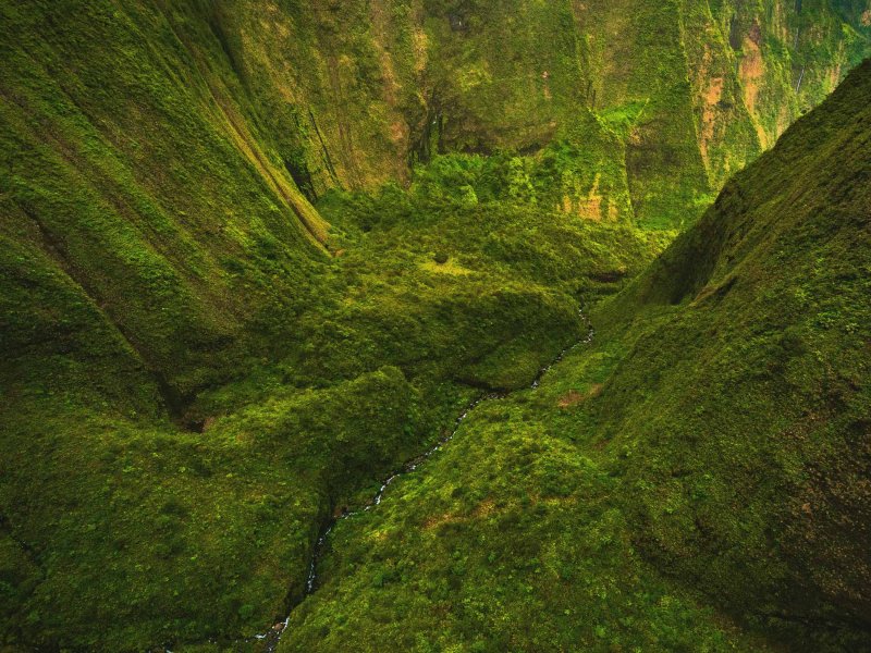 Technical Terrain of Waialeale Crater