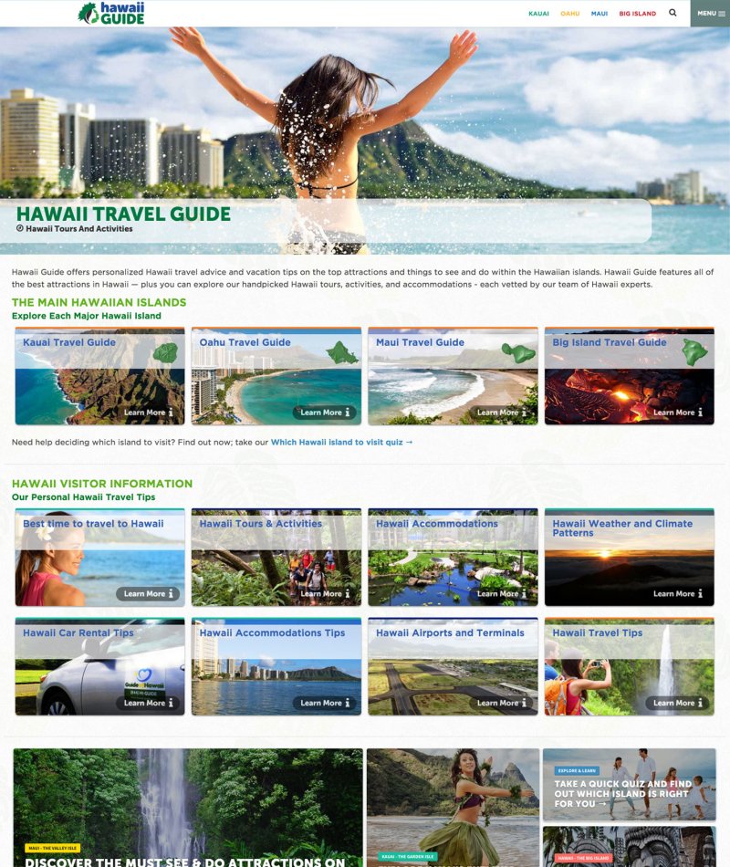 2015 HawaiiGuide Website