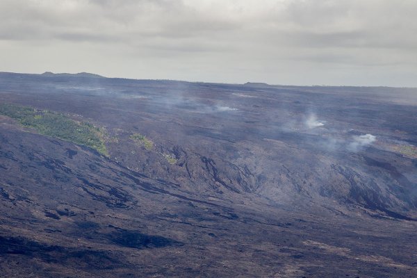 Hawaii Vog at Kilauea Volcano