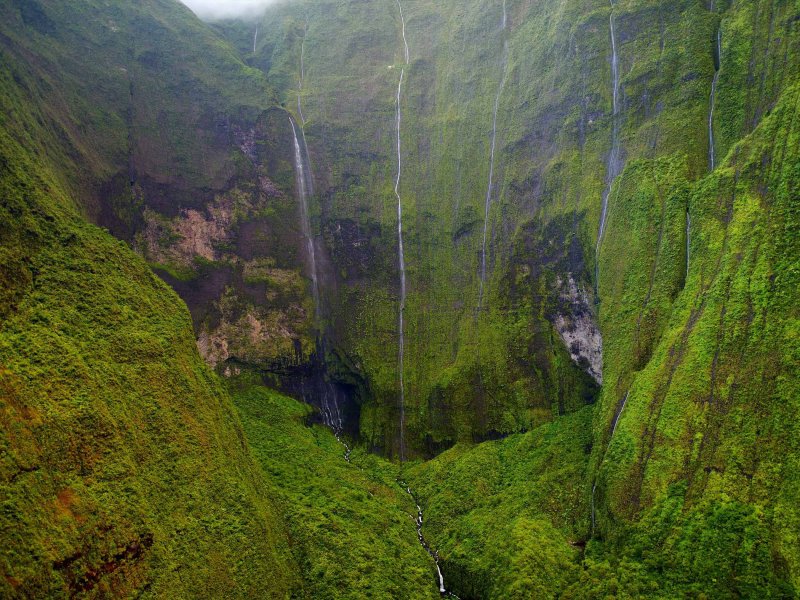 5+ Million Year Old Exposed Rock on Kauai - West side of chain