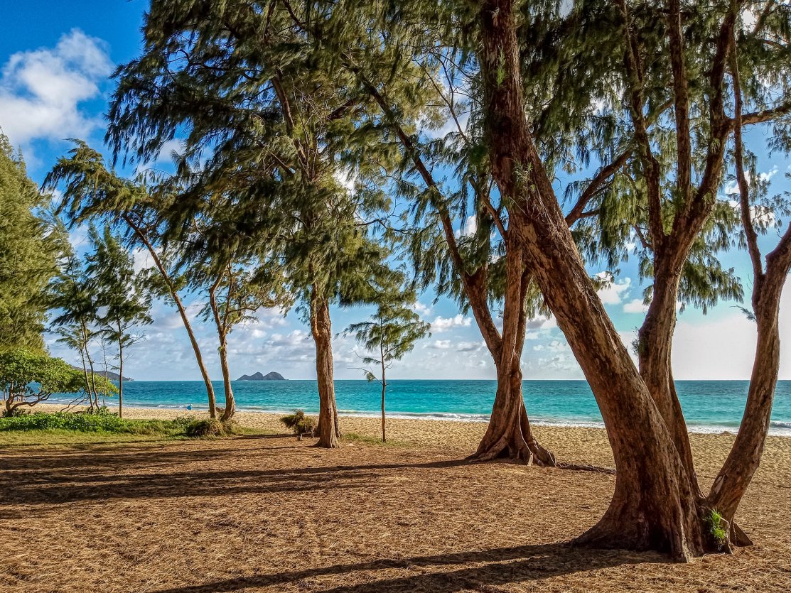 Waimanalo Beach Park is a must see.