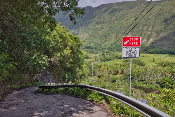 Waipio Valley Entrance Road