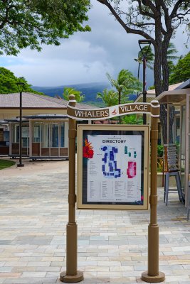 Whalers Village Directory Sign